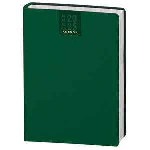 Agenda personalizzata giornaliera 324 pagine con copertina in termovirante cm 15x21 S/D abbinati PPB330 - Verde