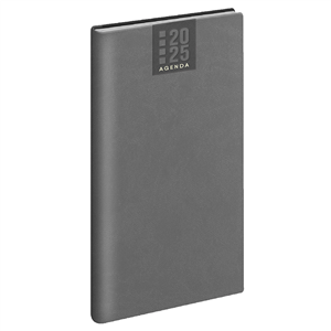 Agenda settimanale 136 pagine cm 8x15 PRINTFLEX PPB350 - Grigio