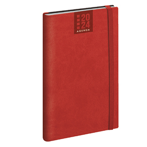 Agenda tascabile cm 9x15 settimanale PPB351 - Rosso
