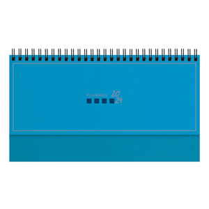 Planning settimanale cm 25x14  PPB499 - Azzurro