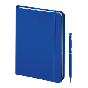 Quaderno con elastico e penna PARURE PAPER NOTES PPB578 - Royal