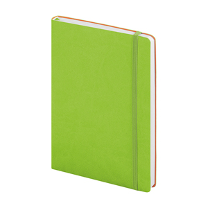 Quaderno personalizzato flessibile con elastico in formato A5 FLEX NOTE PPB582 - Verde lime