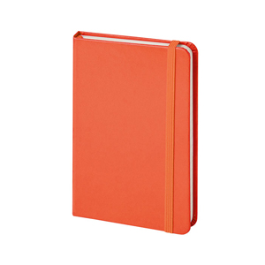 Quaderno pubblicitario con elastico in formato A6 NOTES COLOR PPB614 - Arancio