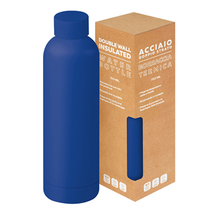 Borraccia personalizzabile termica da 750 ml MATTE BOTTLE 750 PPC418 - Blu