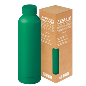 Borraccia personalizzabile termica da 750 ml MATTE BOTTLE 750 PPC418 - Verde