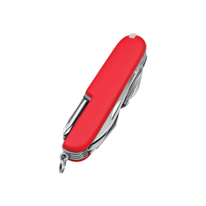 Coltellino personalizzato 11 funzioni in acciaio SCOUT PPC786 - Rosso