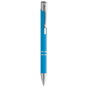 Penna in metallo con logo SILKY PPD032 - Azzurro