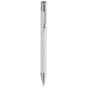 Penna in metallo con logo SILKY PPD032 - Bianco