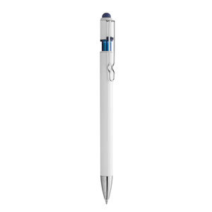 Penna a sfera con touch screen WHITE LASER PPD050 - Blu