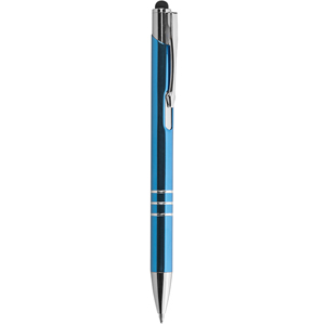 Penna personalizzata in alluminio CHROME PLUS PPD076 - Blu chiaro