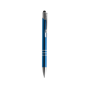 Penna personalizzata in alluminio CHROME PLUS PPD076 - Blu