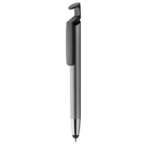 Penna promozionale con supporto per smartphone SMARTPEN PPD128 - Grigio scuro