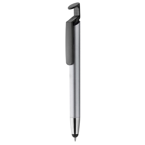 Penna promozionale con supporto per smartphone SMARTPEN PPD128 - Silver