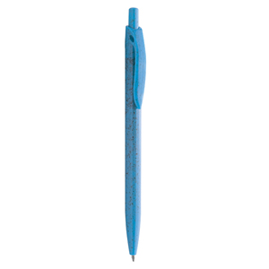 Penna a sfera in paglia di frumento WHEAT PPD491 - Blu