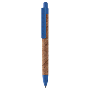 Penne personalizzate in sughero e paglia GEA PPD508 - Blu