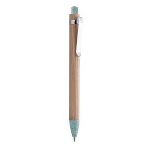 Penna personalizzata in bamboo e paglia di frumento BAMBOO WHEAT PPD521 - Azzurro