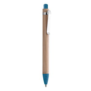 Penna personalizzata in bamboo e paglia di frumento BAMBOO WHEAT PPD521 - Blu