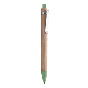 Penna personalizzata in bamboo e paglia di frumento BAMBOO WHEAT PPD521 - Verde