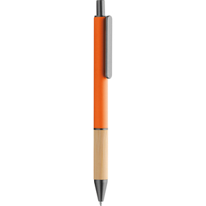 Penna personalizzata in bamboo ELBA PPD534 - Arancio