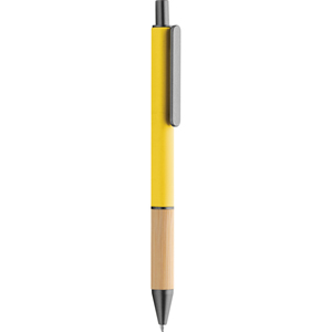 Penna personalizzata in bamboo ELBA PPD534 - Giallo