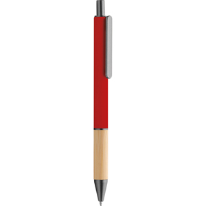 Penna personalizzata in bamboo ELBA PPD534 - Rosso