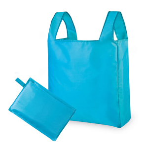 Shopper ripiegabile in pochette TRACY PPG106 - Azzurro