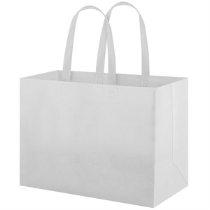 Shopper spesa personalizzata cm 48x22x39 in rpet ECOBAG PPG131 - Bianco