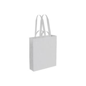 Shopper personalizzata in tnt cm 40x50x10 DOUBLE PPG152 - Bianco