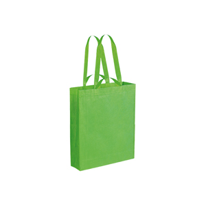 Shopper personalizzata in tnt cm 40x50x10 DOUBLE PPG152 - Verde lime