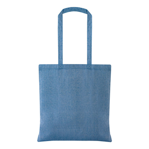 Shopper ecologica in cotone riciclato 150gr cm 38x42 ANNIE PPG177 - Blu