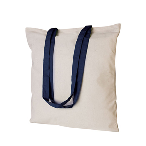 Shopping bag personalizzatain cotone 220gr cm 38x42 QUEENIE PPG187 - Blu