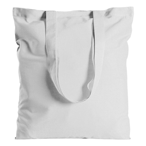 Shopper personalizzata in cotone 130gr cm 38x42 SPRING PPG211 - Bianco