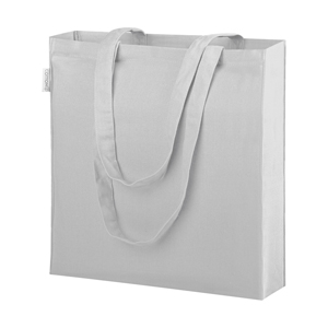 Shopper bag personalizzata in cotone canvas 280gr cm 38x42x8 NEREA PPG423 - Bianco