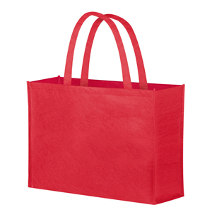 Shopper spesa personalizzata cm 45x40x18 in rpet MOKI PPG466 - Rosso