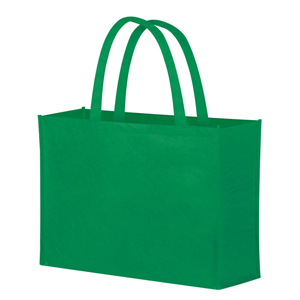 Shopper spesa personalizzata cm 45x40x18 in rpet MOKI PPG466 - Verde