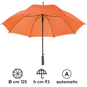 Ombrello tipo golf personalizzato ROOF PPL091 - Arancio