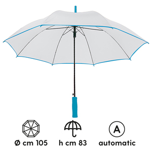 Ombrello matrimonio personalizzabile SUBLI RAIN PPL112 - Azzurro