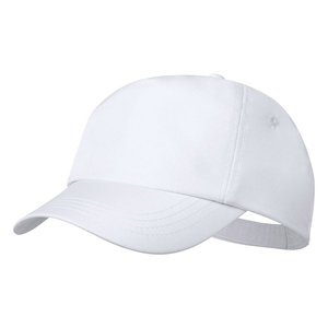 Cappellino personalizzato in rpet 5 pannelli KOBY PPM092 - Bianco