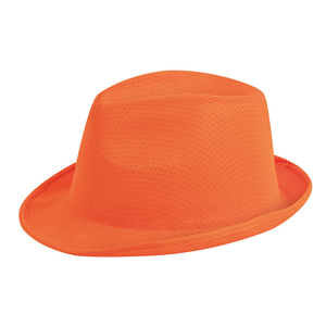 Cappello personalizzato per feste in paglia sintetica COOL PPM175 - Arancio