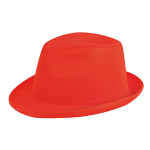 Cappello personalizzato per feste in paglia sintetica COOL PPM175 - Rosso
