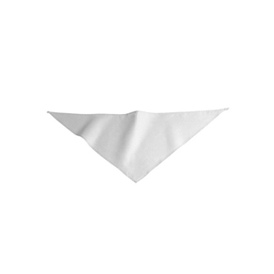 Fazzoletto da collo - bandana personalizzata in policotone TRIUMPH PPM185 - Bianco