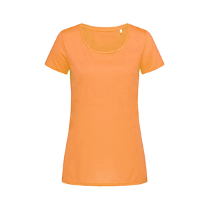 T-shirt personalizzabile da donna in poliestere 160gr Stedman COTTON TOUCH ST8700 - Cyber Orange