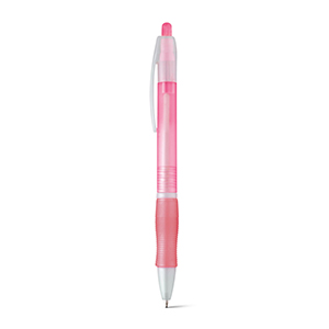 Penna a sfera con finitura antiscivolo SLIM BK STR81160 - Rosa chiaro