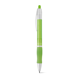 Penna a sfera con finitura antiscivolo SLIM BK STR81160 - Verde chiaro