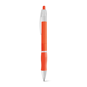 Penna a sfera con finitura antiscivolo SLIM BK STR81160 - Arancione