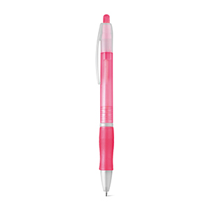 Penna a sfera con finitura antiscivolo SLIM STR91247 - Rosa chiaro