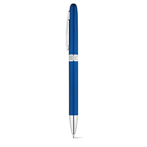 Penna a sfera con meccanismo a rotazione e clip in metallo LENA STR91600 - Blu reale