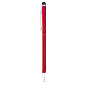 Penna a sfera touch in alluminio ZOE STR91624 - Rosso