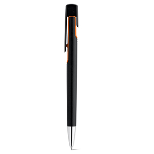 Penna a sfera con finitura metallizzata BRIGT STR91674 - Arancione