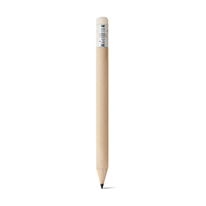 Mini matita con gomma BARTER STR91759 - Naturale chiaro